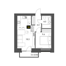 54,8 м², 1-комнатная квартира 6 048 495 ₽ - изображение 13