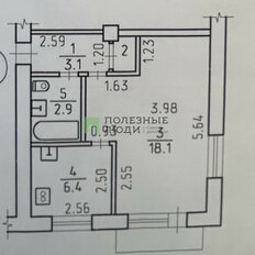 Квартира 31,5 м², 1-комнатная - изображение 5