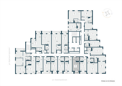 28 м², квартира-студия 4 750 000 ₽ - изображение 63