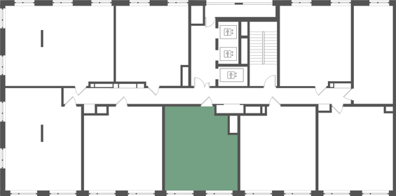 Квартира 43,7 м², 1-комнатная - изображение 2