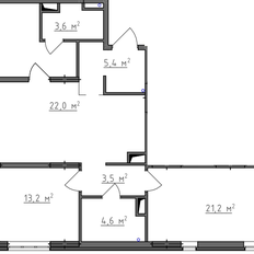 Квартира 92,4 м², 3-комнатная - изображение 3