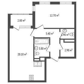 Квартира 48,2 м², 1-комнатная - изображение 2