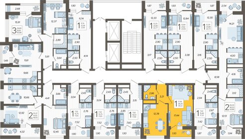 38,2 м², 1-комнатная квартира 15 658 734 ₽ - изображение 12