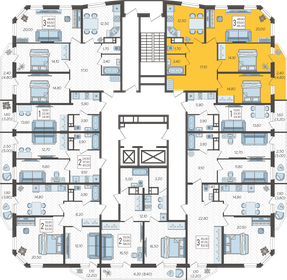 75,8 м², 3-комнатная квартира 10 123 486 ₽ - изображение 19