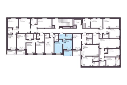 29 м², 1-комнатная квартира 4 150 000 ₽ - изображение 46