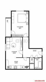 Квартира 61,3 м², 2-комнатная - изображение 1