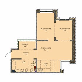 76,7 м², 3-комнатная квартира 12 440 000 ₽ - изображение 94
