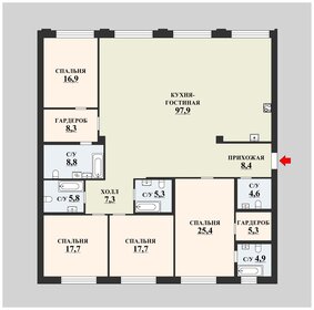Квартира 242,8 м², 4-комнатная - изображение 1