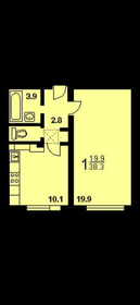 Квартира 38 м², 1-комнатная - изображение 5