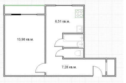 29,8 м², 1-комнатная квартира 2 100 000 ₽ - изображение 66