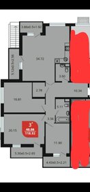Квартира 109 м², 3-комнатная - изображение 1