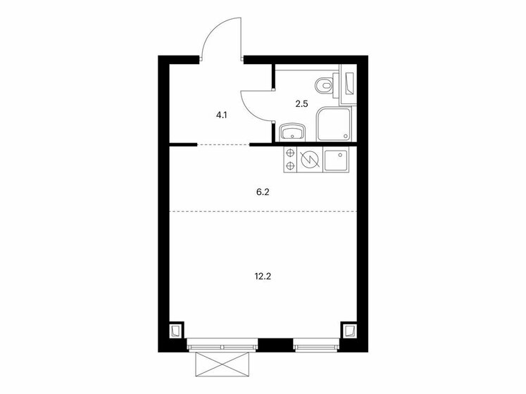 54,4 м², 2-комнатная квартира 15 558 400 ₽ - изображение 32