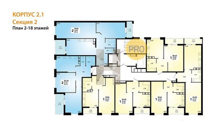 Квартира 38,3 м², 1-комнатная - изображение 2