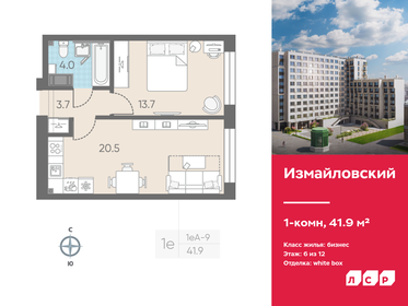 40,3 м², 1-комнатные апартаменты 14 999 999 ₽ - изображение 99