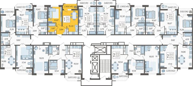 42,6 м², 2-комнатная квартира 5 000 000 ₽ - изображение 137