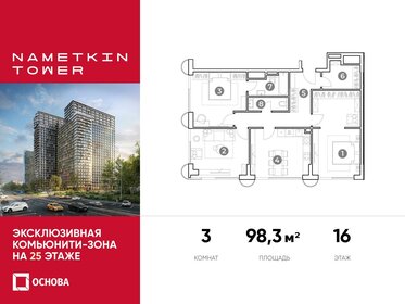 98,3 м², 3-комнатные апартаменты 33 569 448 ₽ - изображение 24