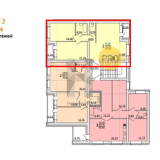 Квартира 81,3 м², 2-комнатная - изображение 3