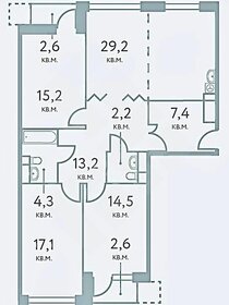 Квартира 103 м², 4-комнатная - изображение 5