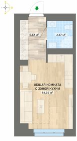 28,5 м², квартира-студия 3 850 000 ₽ - изображение 33