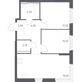 52 м², 2-комнатная квартира 10 800 000 ₽ - изображение 64
