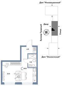 27,7 м², квартира-студия 5 910 000 ₽ - изображение 65