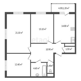 84 м², 3-комнатная квартира 13 000 000 ₽ - изображение 62