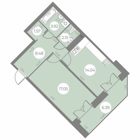 33,9 м², 1-комнатная квартира 6 000 000 ₽ - изображение 70
