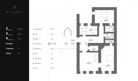 81 м², 2-комнатная квартира 185 000 ₽ в месяц - изображение 84