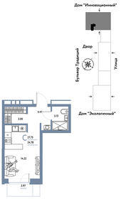 27,7 м², квартира-студия 5 910 000 ₽ - изображение 42