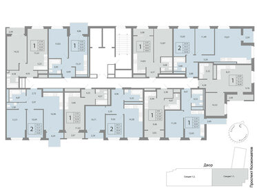 63,1 м², 3-комнатная квартира 8 651 425 ₽ - изображение 46