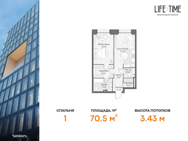 73,7 м², 2-комнатная квартира 53 357 328 ₽ - изображение 28