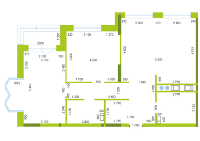 Квартира 89,1 м², 2-комнатная - изображение 1