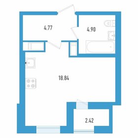 25,2 м², квартира-студия 7 600 000 ₽ - изображение 104