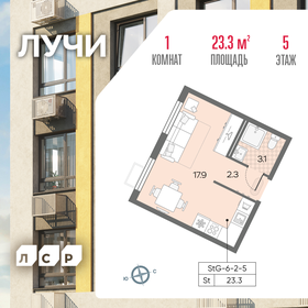 23,3 м², квартира-студия 10 095 027 ₽ - изображение 31