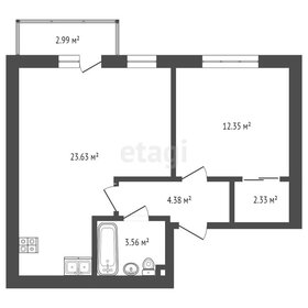 Квартира 49,2 м², 2-комнатная - изображение 2