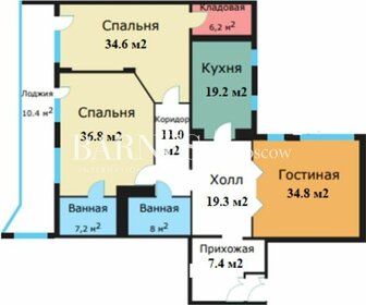 Квартира 194,9 м², 3-комнатная - изображение 5