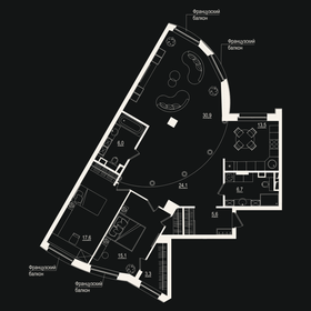 Квартира 122,8 м², 4-комнатная - изображение 1