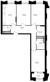 77,1 м², 3-комнатная квартира 23 000 000 ₽ - изображение 53