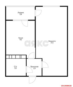 Квартира 33,4 м², 1-комнатная - изображение 1