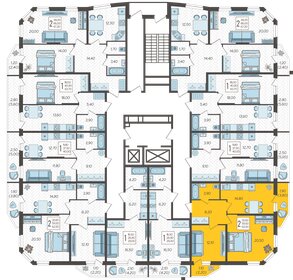 61,6 м², 2-комнатная квартира 7 244 160 ₽ - изображение 32