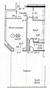 Квартира 36,9 м², 1-комнатная - изображение 1