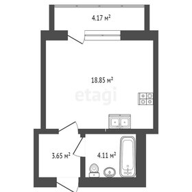 Квартира 27 м², студия - изображение 3