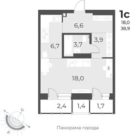 39,1 м², 1-комнатная квартира 6 980 000 ₽ - изображение 28