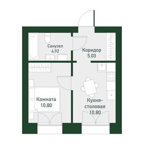 Квартира 32,4 м², 1-комнатная - изображение 1