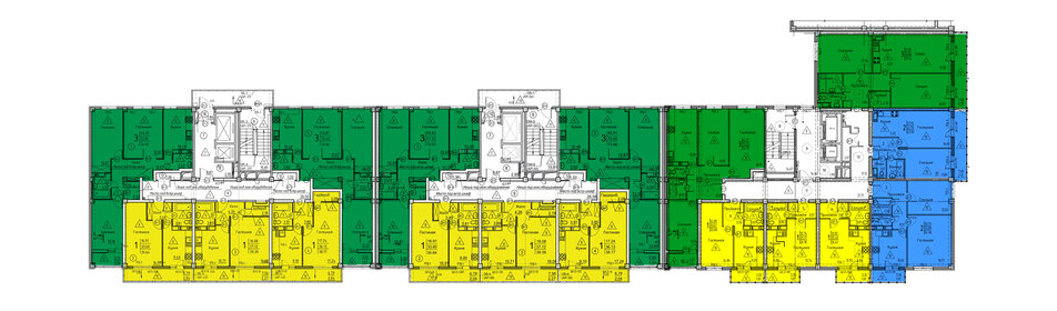 70,3 м², 3-комнатная квартира 7 315 360 ₽ - изображение 9