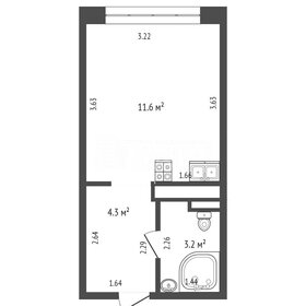 Квартира 19,2 м², студия - изображение 2