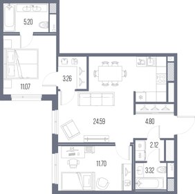 66 м², 2-комнатная квартира 20 720 860 ₽ - изображение 15
