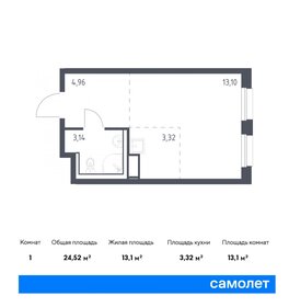 Квартира 24,5 м², студия - изображение 1