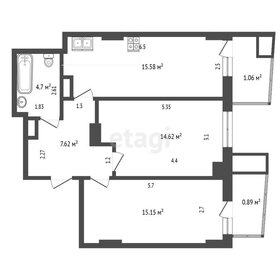 Квартира 60 м², 2-комнатная - изображение 1