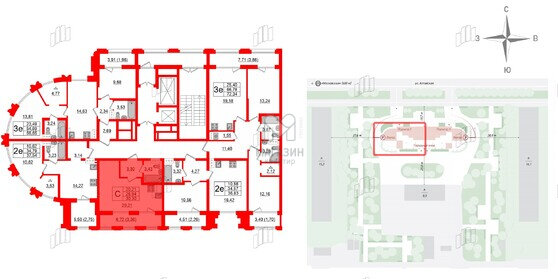 Квартира 30,3 м², студия - изображение 2